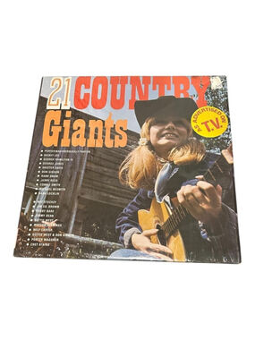 Vintage 21 Country Giants Vinyl LP Various Artists Album Country Black Canada